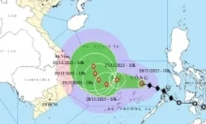 Hai kịch bản tác động của bão Koto đến miền Trung